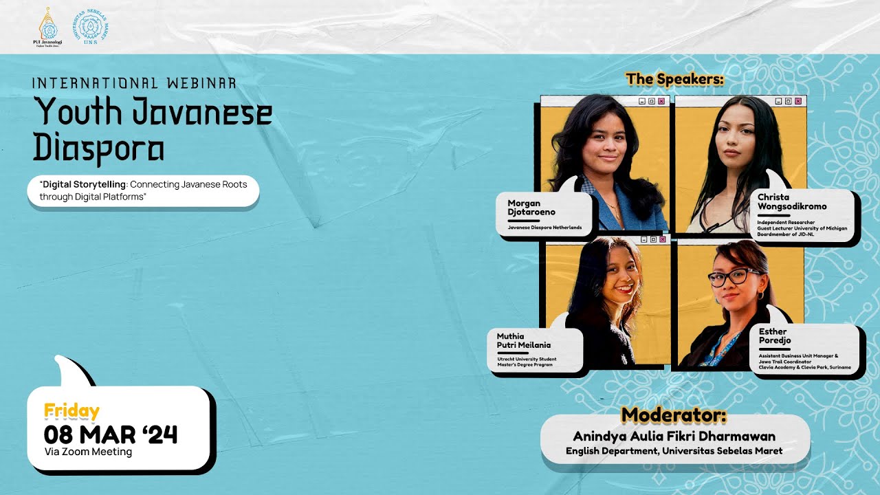 Javanologi International Webinar Youth Javanese Diaspora