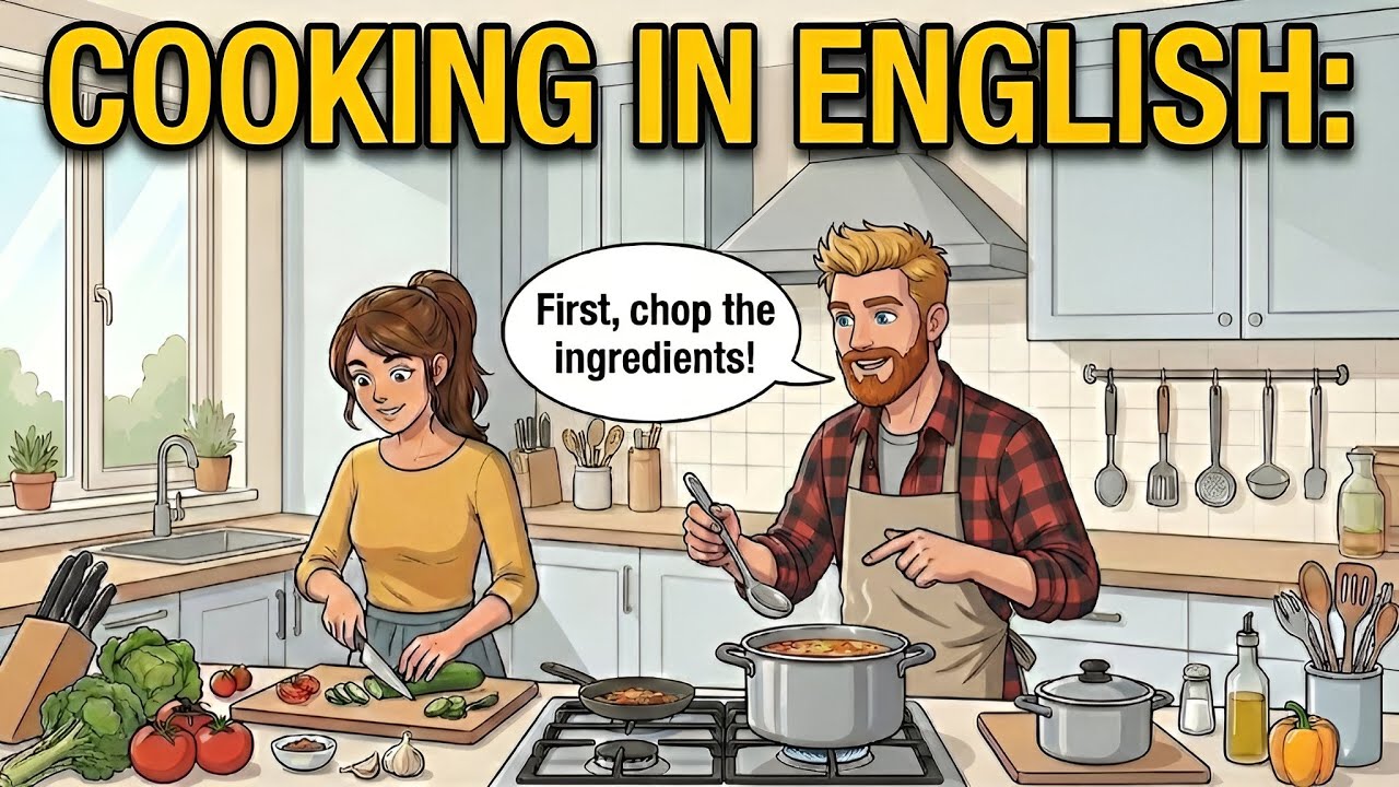 Cooking in English: Kitchen Vocabulary You Need | Real English Conversation