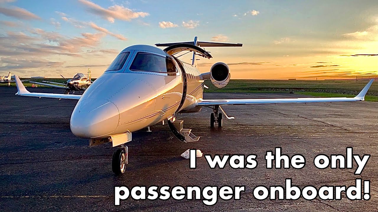 My first ride in a Learjet 75!