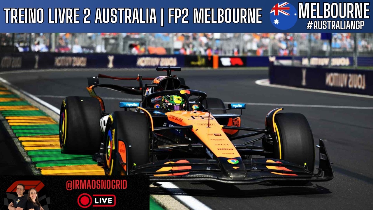 FORMULA 1 AO VIVO TREINO LIVRE 2 AUSTRALIA GP MELBOURNE FP2 GRANDE PRÊMIO TL2 2026 | LIVE TIMING