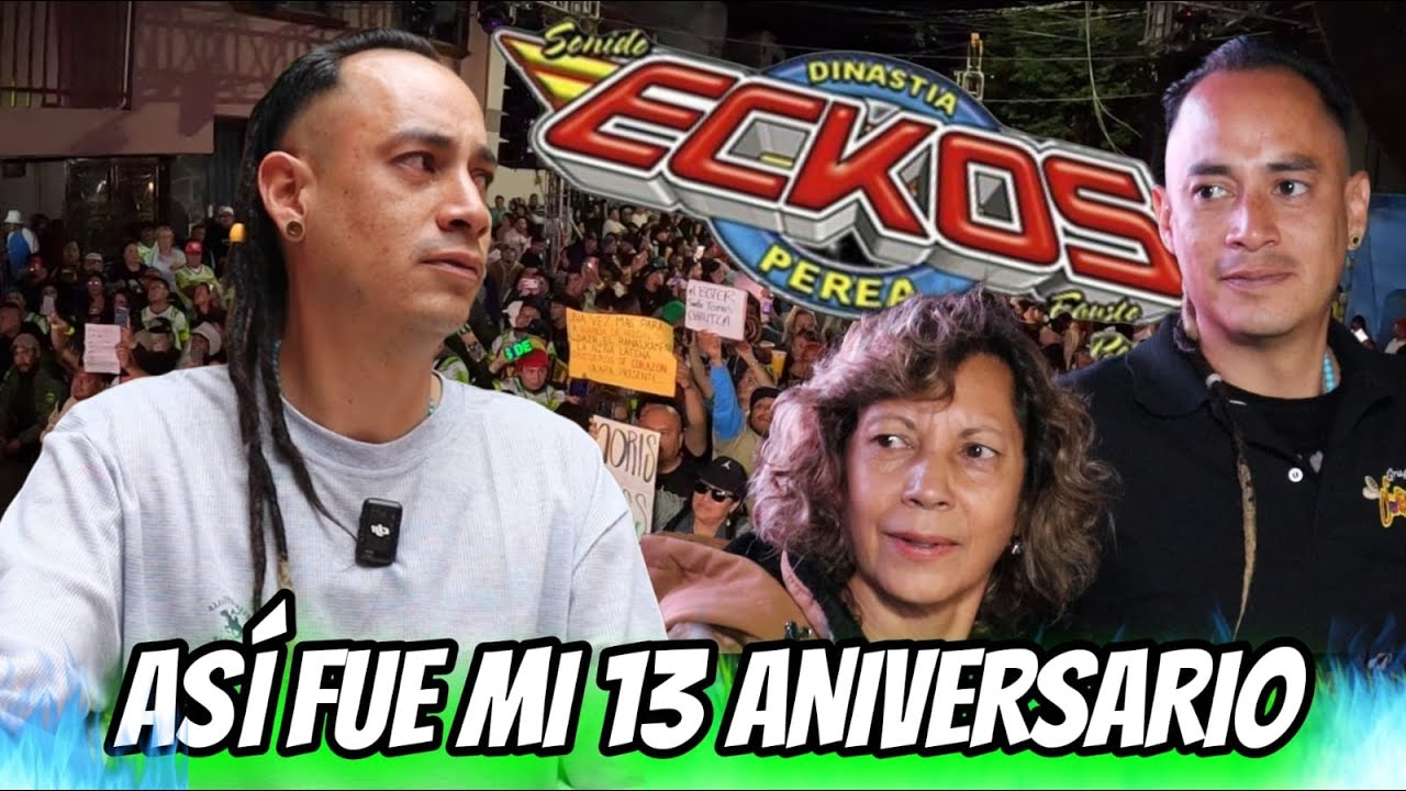 13 ANIVERSARIO SONIDO ECKOS EN PEÑON DE LOS BAÑOS RECIBIÓ EL MEJOR REGALO DE SU VIDA FAUSTO PEREA