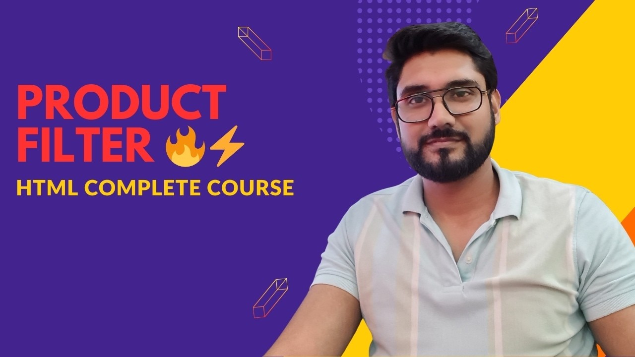 HTML Product Filter Project 🔥 Using All Input Types | Mixin Coder | Coding with AI in Hindi