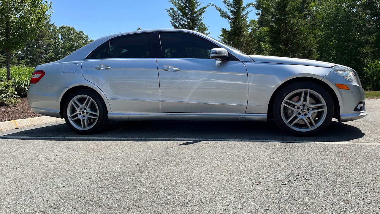 2010 Mercedes-Benz E550 4matic Sport Presented For Sale $9,800 Walk Around