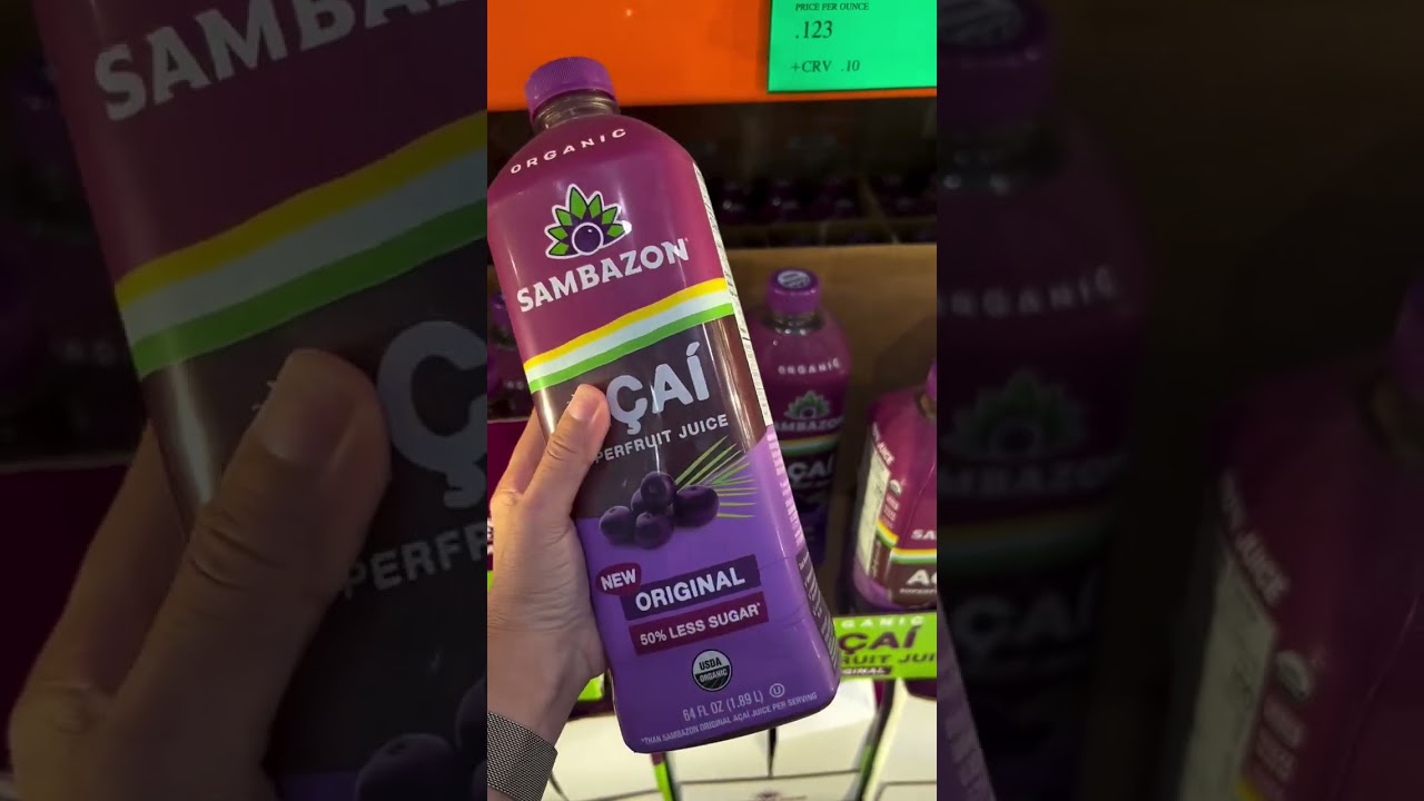 SAMBAZON A&ccedil;a&iacute; | A&ccedil;a&iacute; Superfruit Juice at Costco