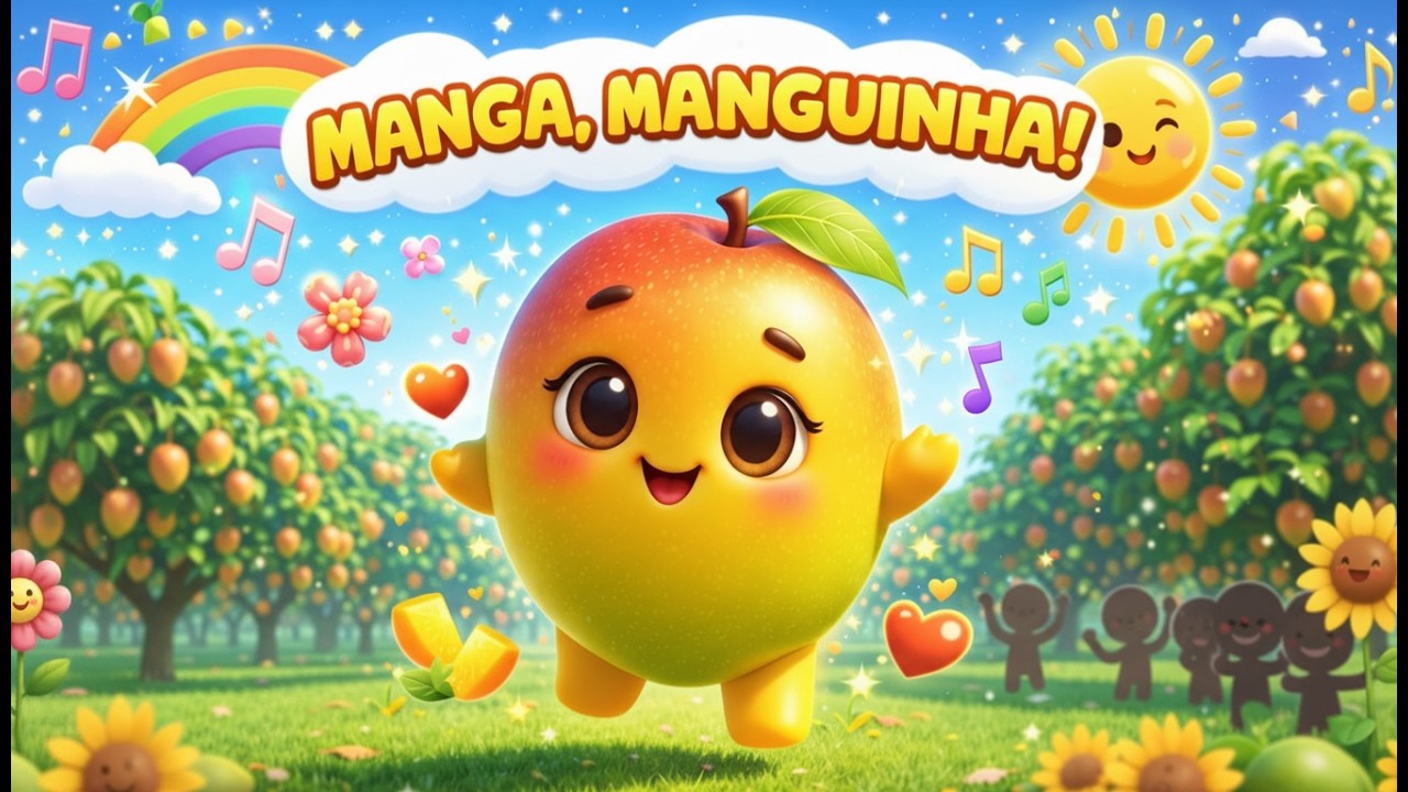 MANGA, MANGUINHA! – Música Infantil Divertida | Frutas Divertidas