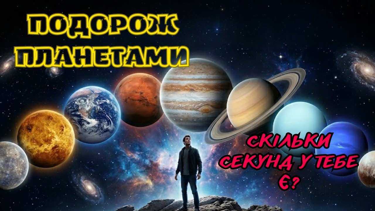🌌 Скільки секунд ти прожив би на кожній планеті Сонячної системи? – А це Цікаво про космос