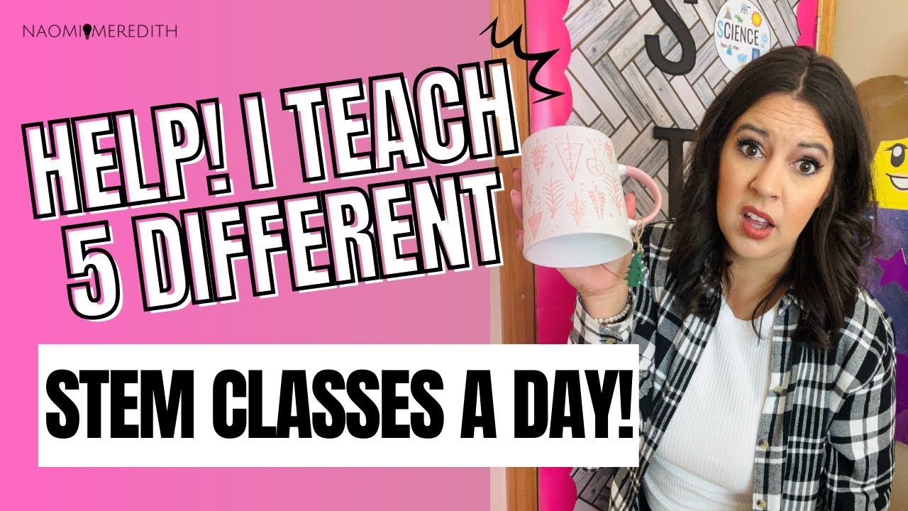 How to teach 5 STEM Classes in one day Elementary STEM Coach Podcast Ep. 12