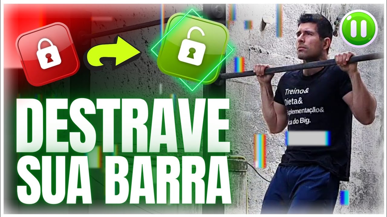 A forma CORRETA de usar a ISOMETRIA no TREINO DE BARRA FIXA!