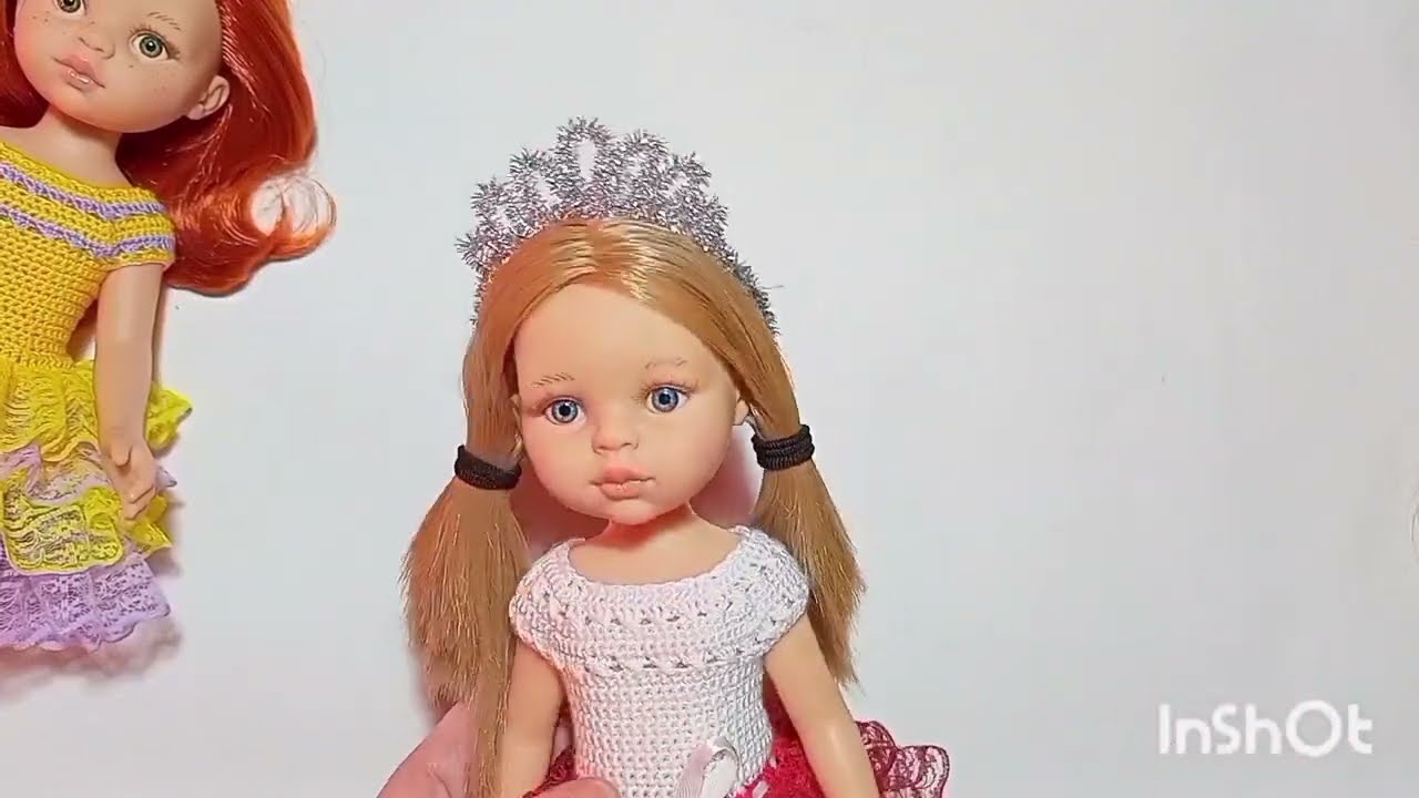 МК  Новогодняя корона для любой куклы.