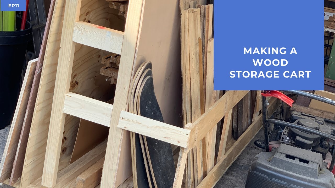 Making a Wood Storage Cart
