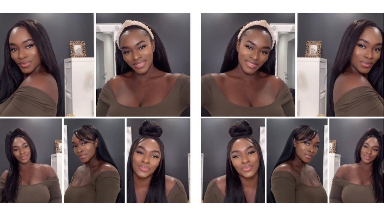 FIVE LOOKS WITH ONE WIG | How to wear a half wig - FreeTress Equal Half Wig | Samsbeauty.com