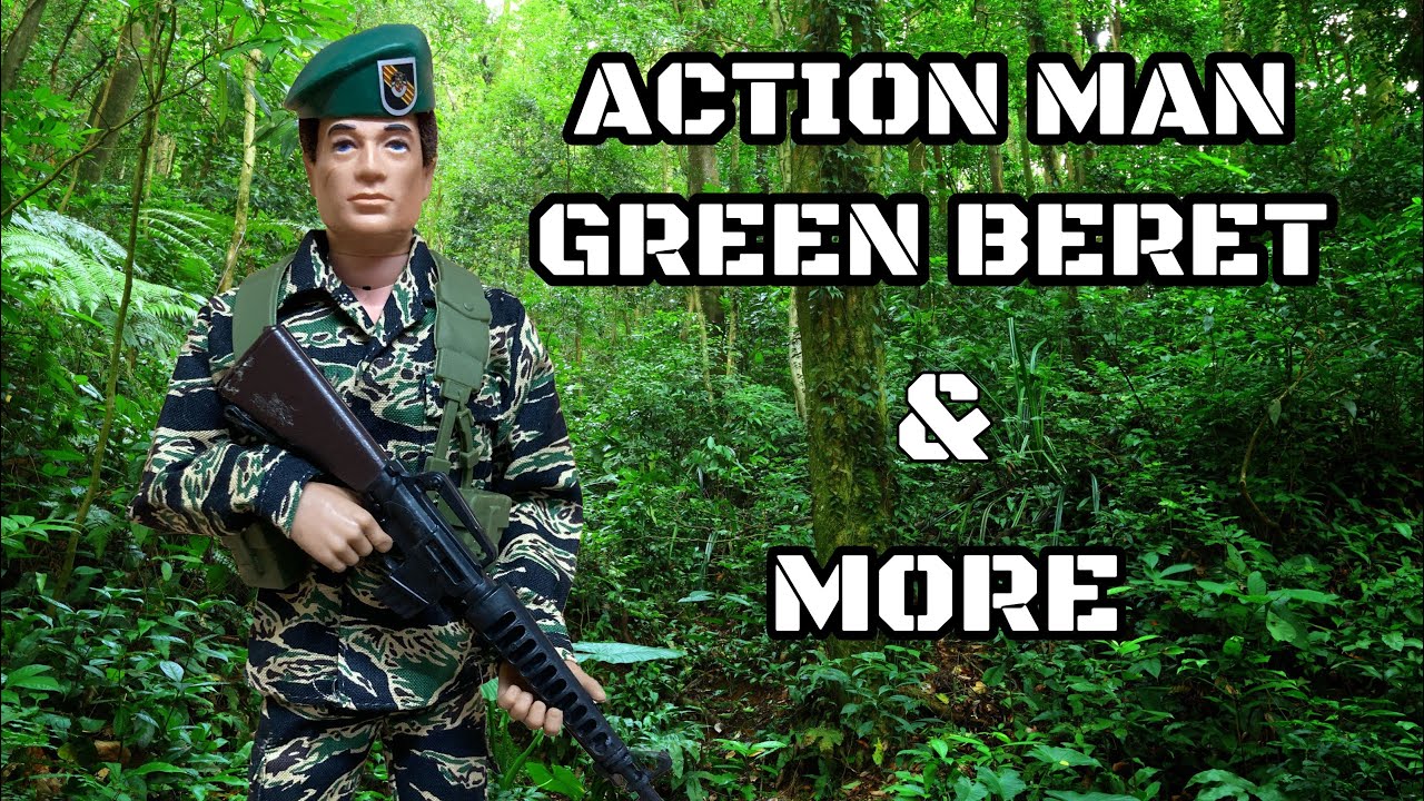 ACTION MAN GREEN BERET SET: COLLECTION CLOSEUP #skunkworksstudios #palitoyactionman