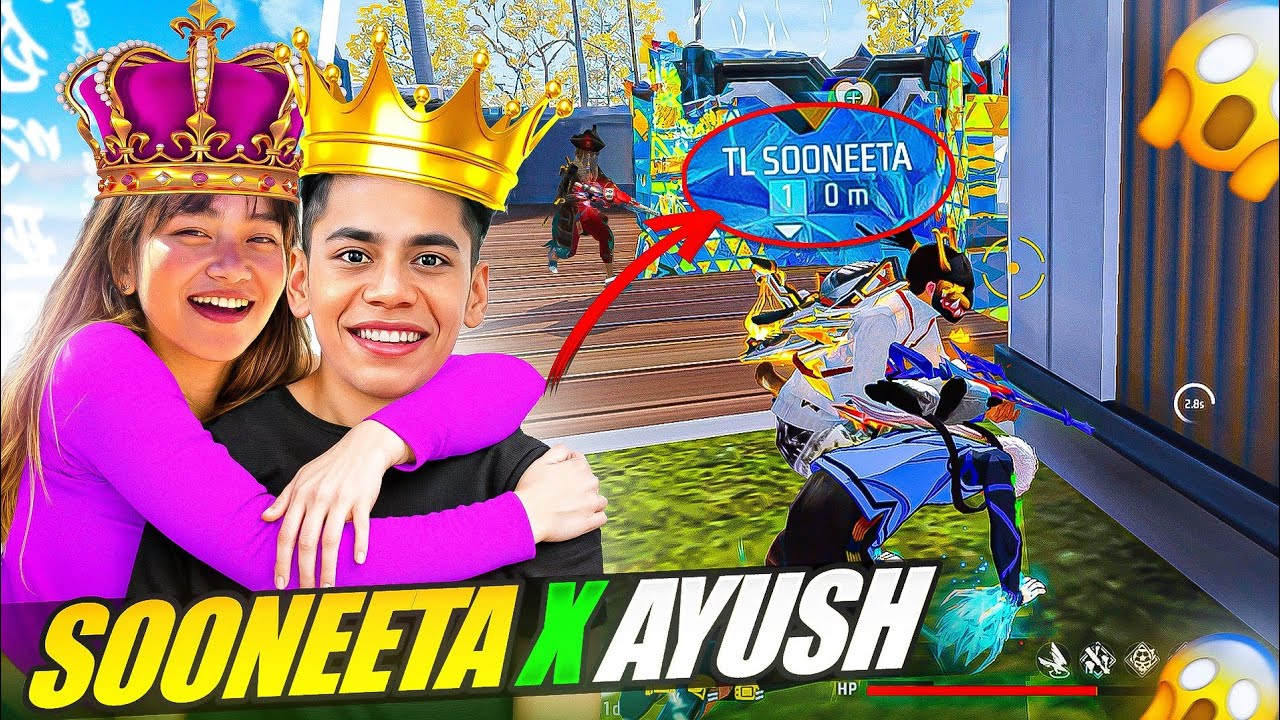 Finally❤️Playing with Sooneeta after long time🔥Top 1 Lobby !