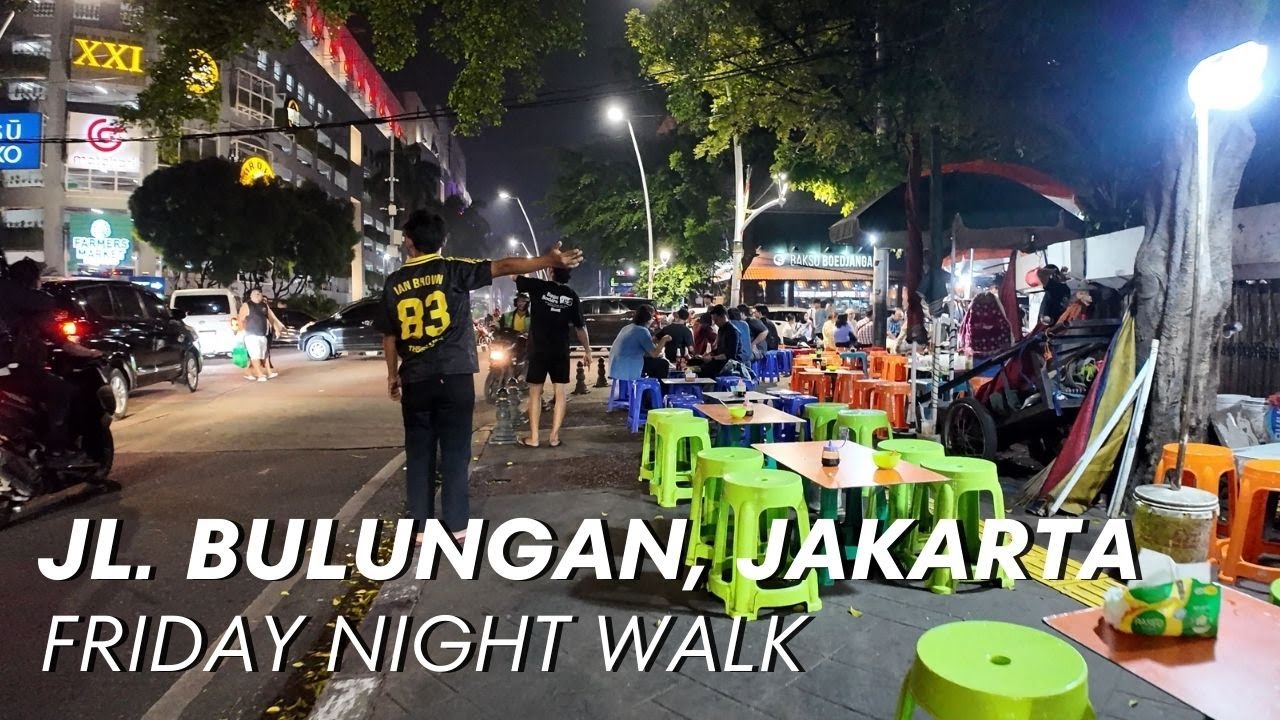 Friday Night Walk Down JL. Bulungan in South Jakarta. #jalankakiaja