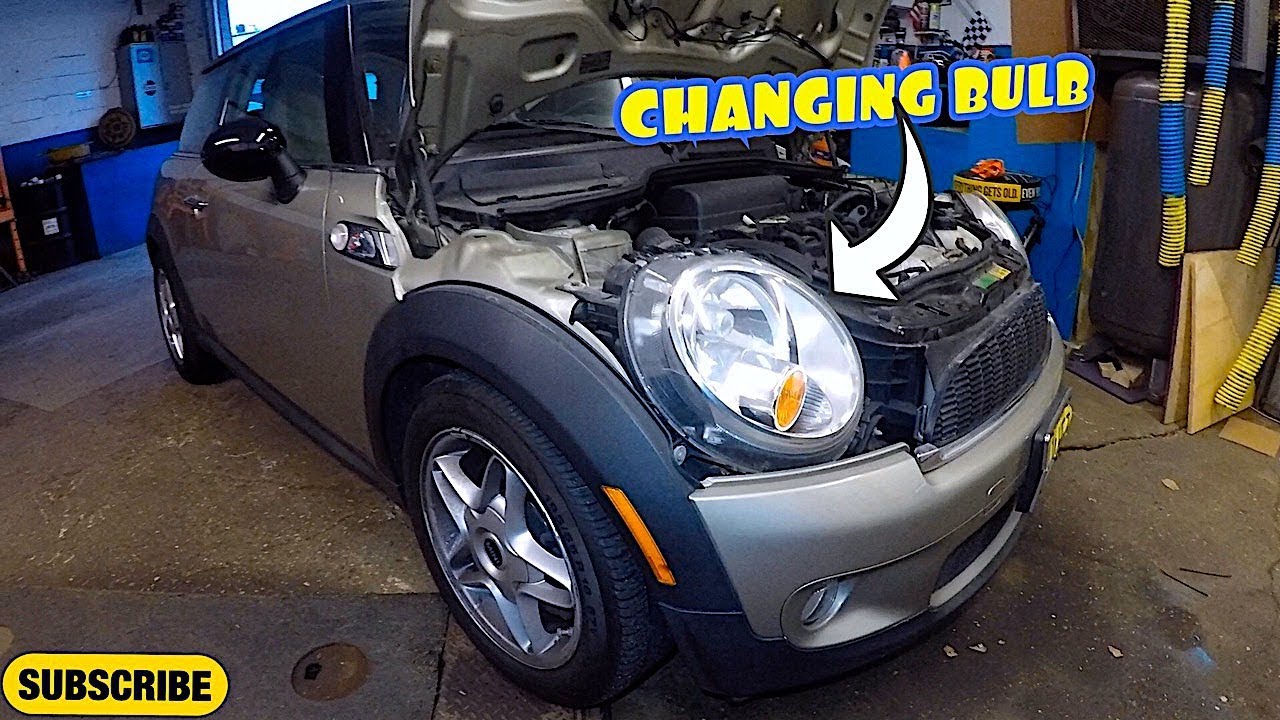 How to replace head light Bulb on 2009 Mini Cooper and other Years