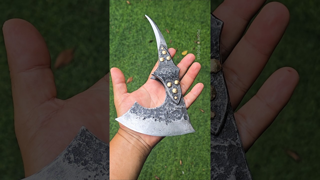 Viking axe head assemble