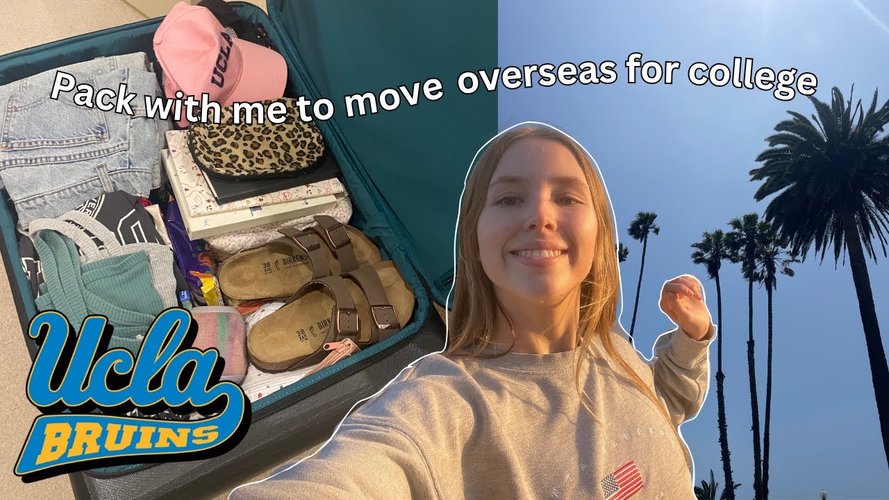 Pack with me for American College | UCLA (ahhh im moving overseas!)