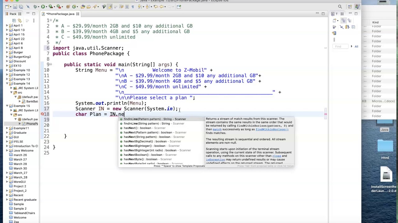 Using Loops and switch
