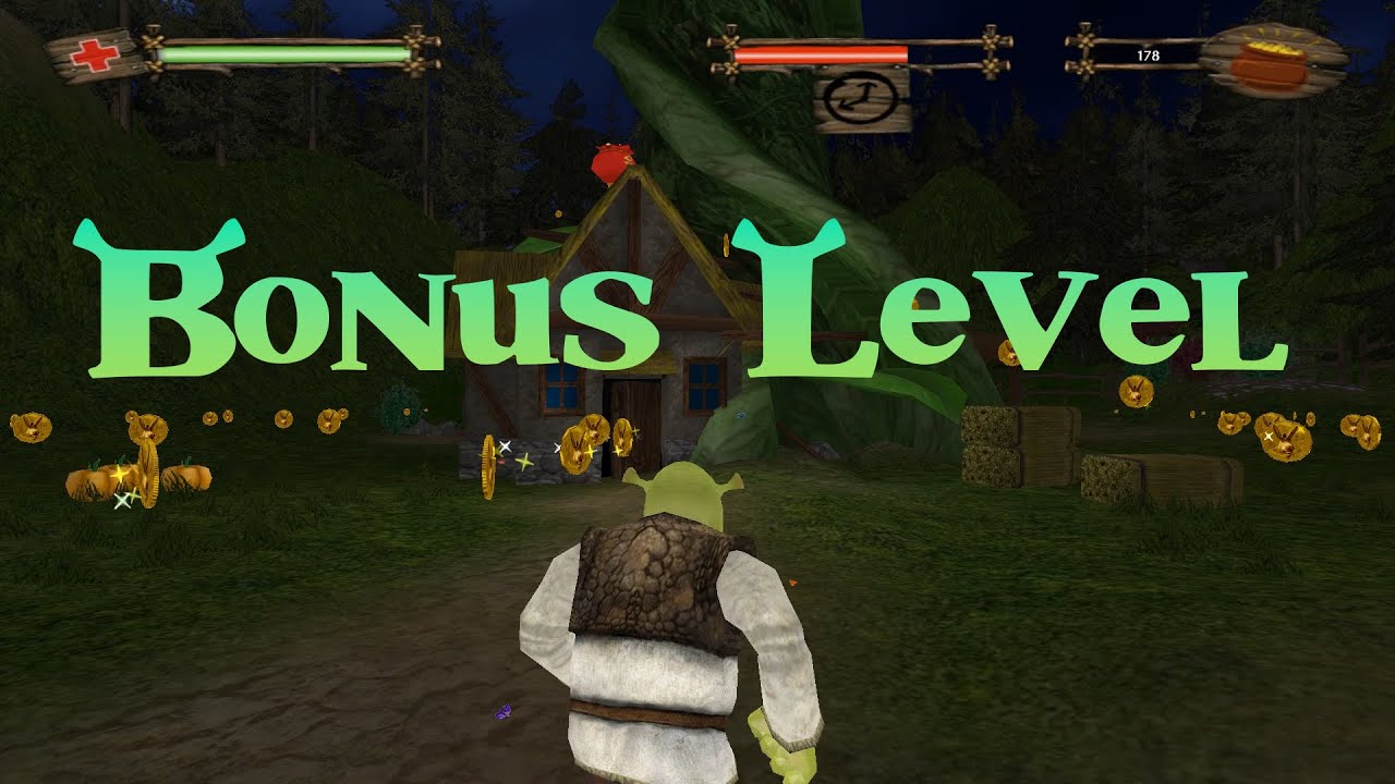 Shrek 2 The Game (PC) - Bonus Beanstalk Level + All Wanted Posters [Guide]