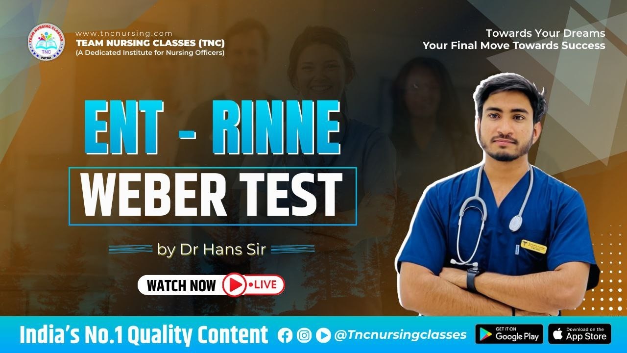 Advance Live  Batch ENT -RINNE Webinar test  ||  #tncnursing #aiimstopper