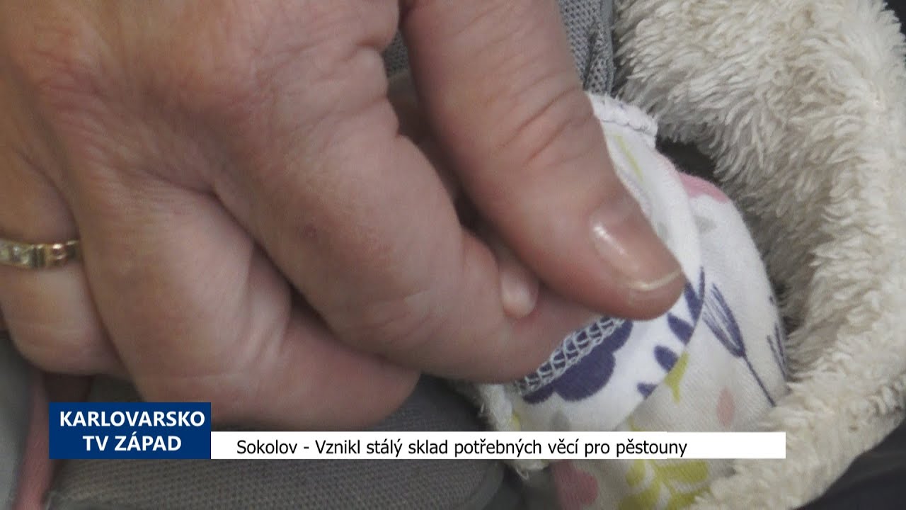 Sokolov: Vznikl stálý sklad potřebných věcí pro pěstouny (TV Západ)