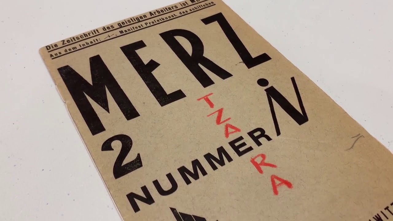 Sackner Archive: Merz, Schwitters, Art