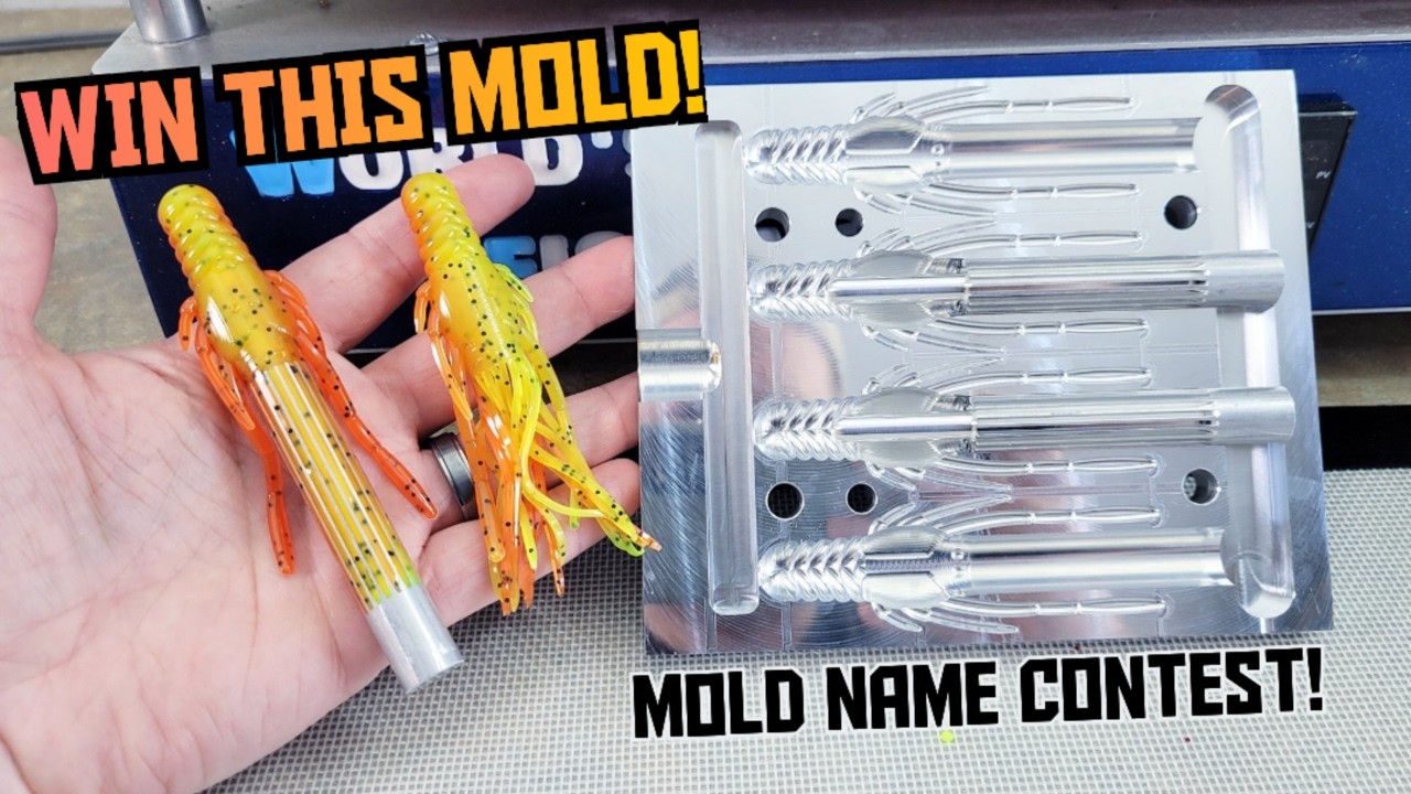 New Angling Ai CRAW/TUBE Mold Demo & Name Contest! Win A Free Mold