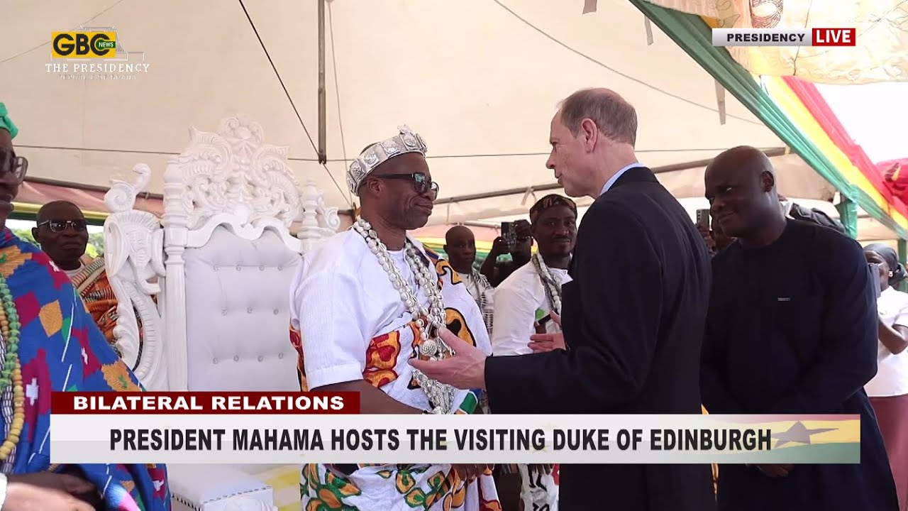 The President of Ghana receives His Royal Highness, the Duke of Edinburgh, Prince Edward