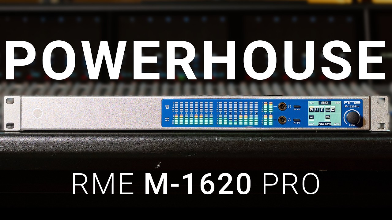 The New Centerpiece of My Hybrid Studio | RME M-1620 Pro Dante Converter Overview & Walkthrough