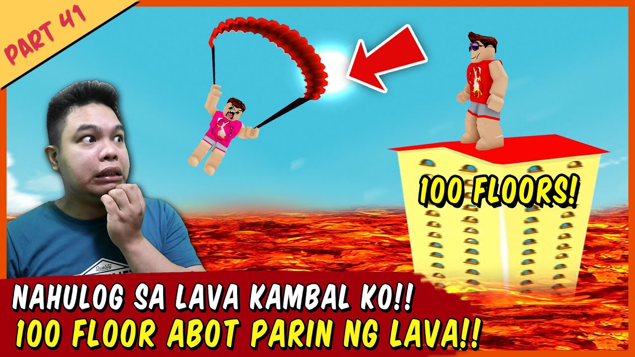 Kambal ko Nalunod sa Lava! - Roblox Floor is Lava