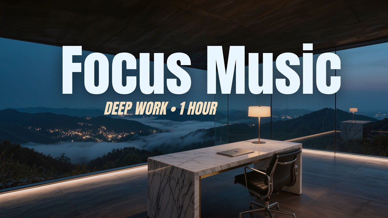 Focus Work Music - Coding Session | 1 Hour Focus (No Distractions)