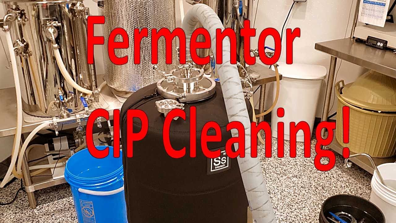 SS Brewtech V2 unitank CIP fermentor wash