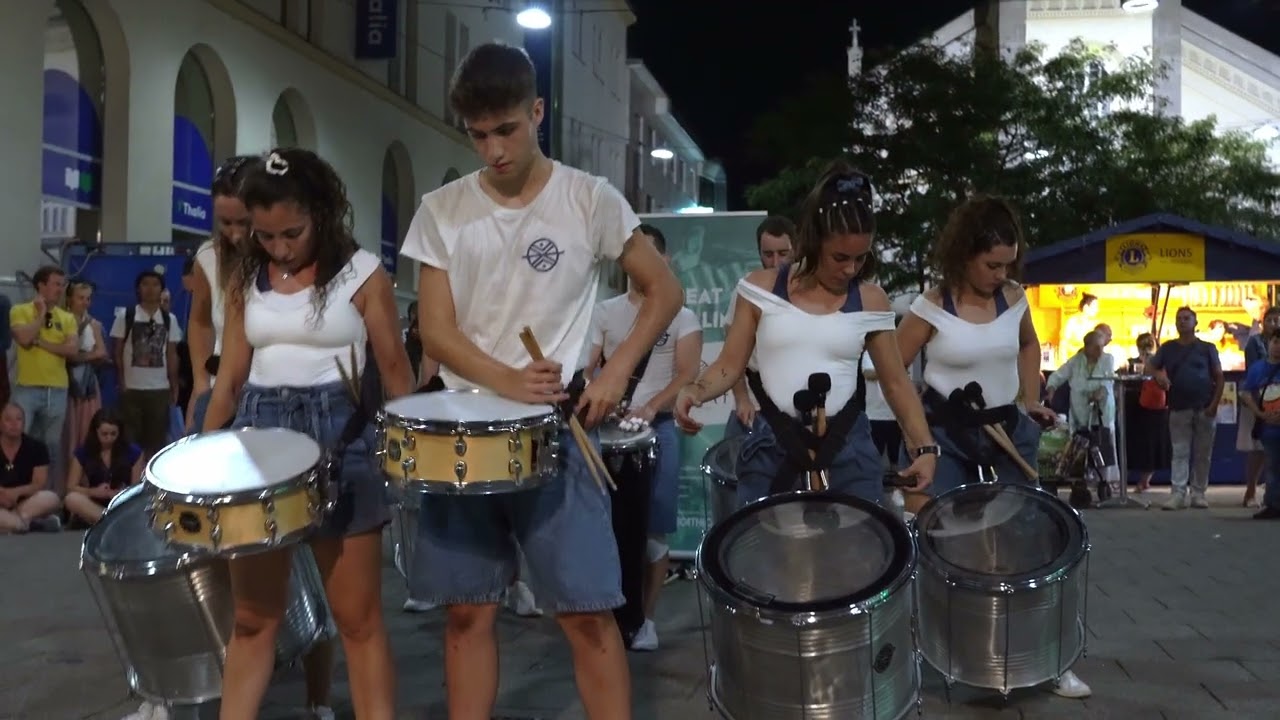 Pflasterspektakel Linz 2023 - Nexartpercussion - Barcelona 4K