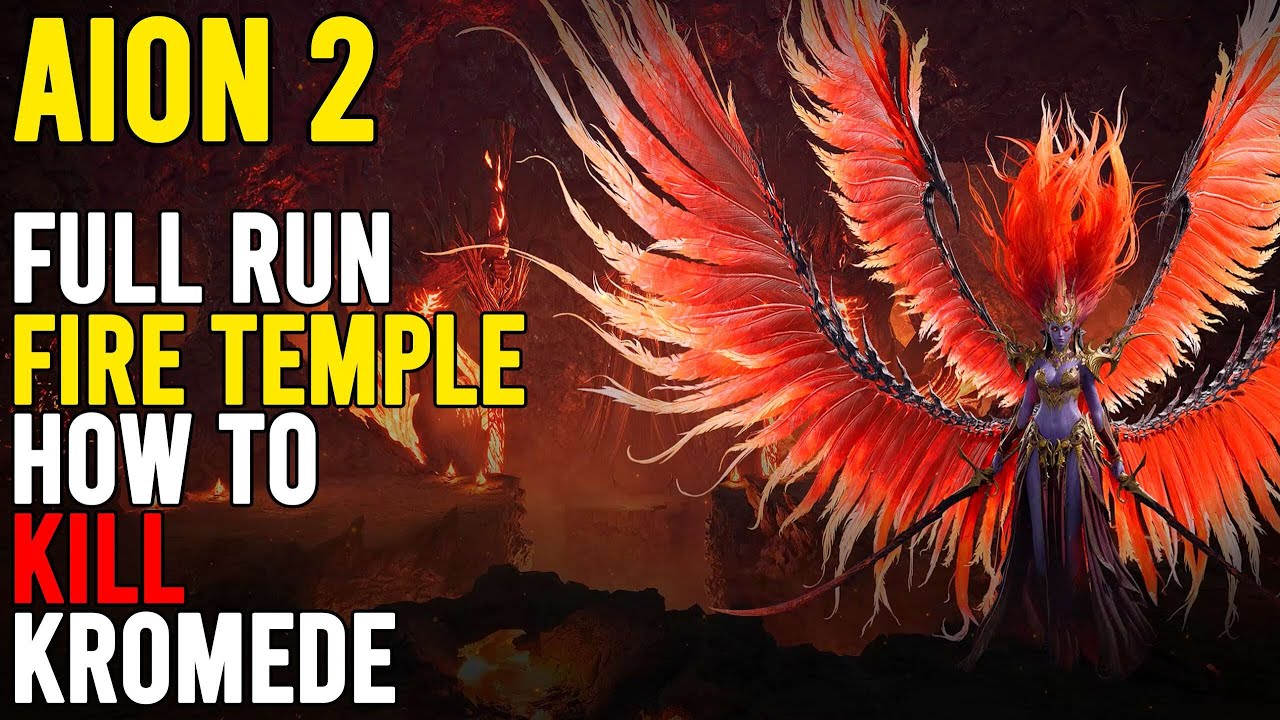 AION 2 New Dungeon Fire Temple &ndash; rozgrywka &ndash; pech w dropie &ndash; jak zabić Kromede