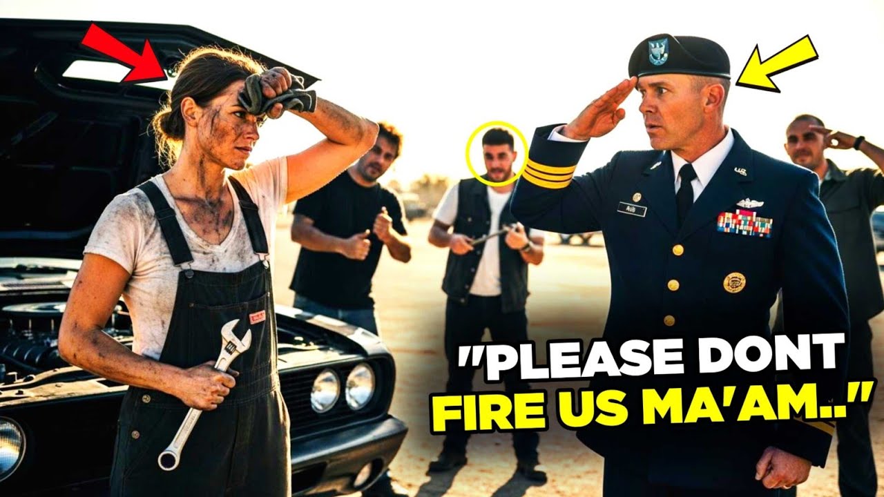 They Ridiculed the Grease-Covered Mechanic, Until a SEAL Commander Saluted Her