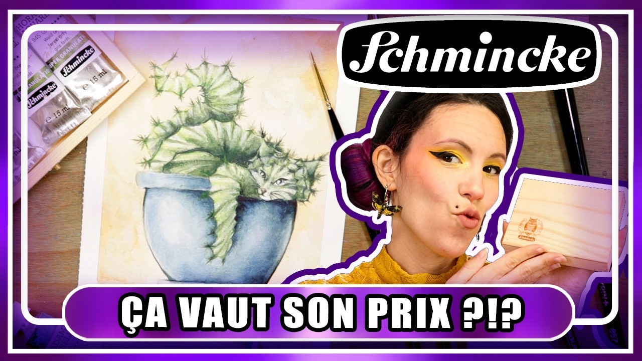 AQUARELLE SUPER GRANULATION SHMINCKE - Un bon investissement ?  Test et illustration