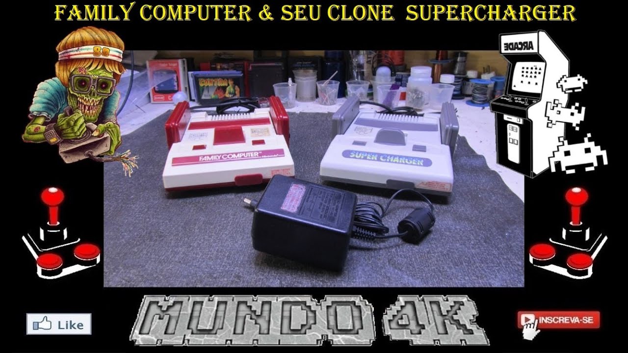Consertando um Family Computer & Seu Clone  Supercharger [Funciona!]