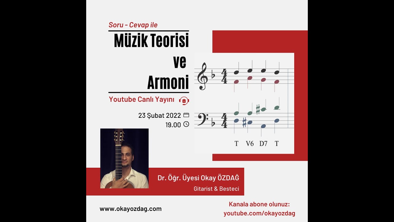 Müzik Teorisi ve Armoni Canlı Yayını