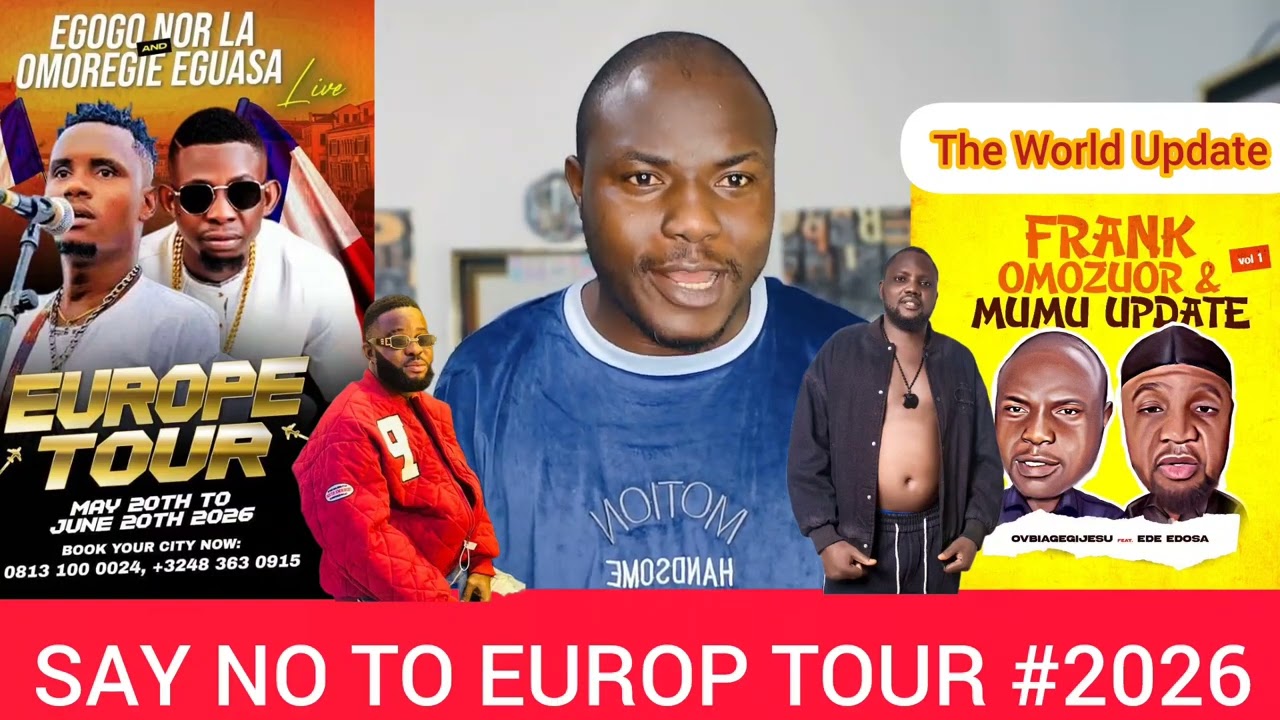 Update about Say no to Europ tour massage to show promoters in Europe and massage to Edo musicians 