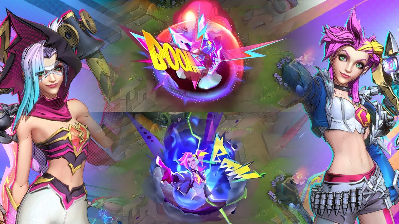 【COMPARISON】 Supervillain Jinx Doombringer Vs Supervillain Jinx Blazing Defiance || LOL: Wild Rift 