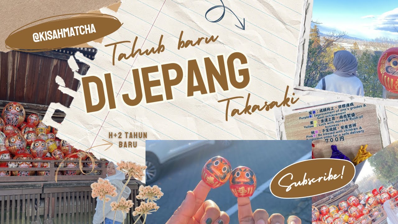 Suasana Tahun Baru di Jepang | Kegiatan di Daruma Ji Temple Takasaki Jepang