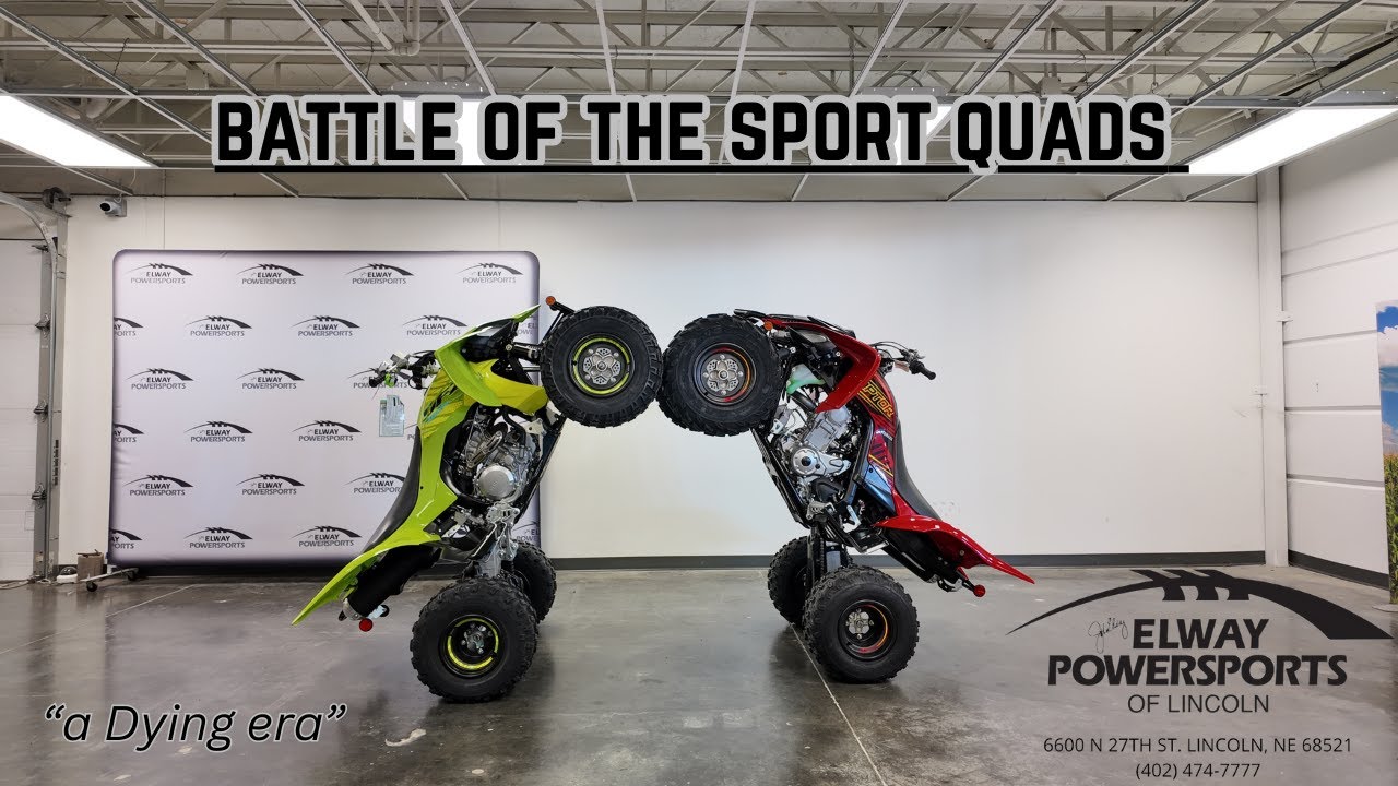 Battle of the last Available Sport quads, Yamaha YFZ 450 VS. Yamaha Raptor 700R
