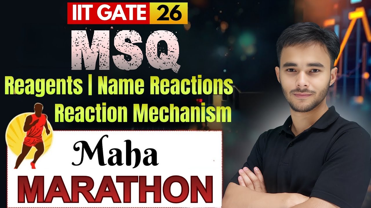 Reagents Name Reaction Reaction Mechanism MSQ Special | IIT GATE26 IIT JAM26