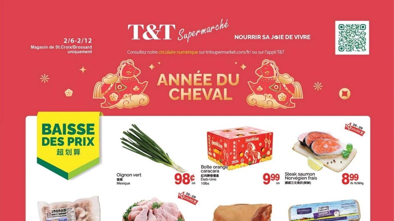 Circulaire Supermarché T&T du 6 au 12 février 2026 – spéciaux de la semaine