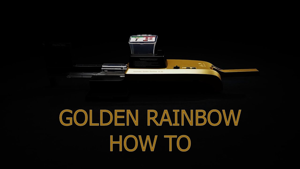 HSPT Golden Rainbow 10.3u - automatic cigarette injector. How to use the machine