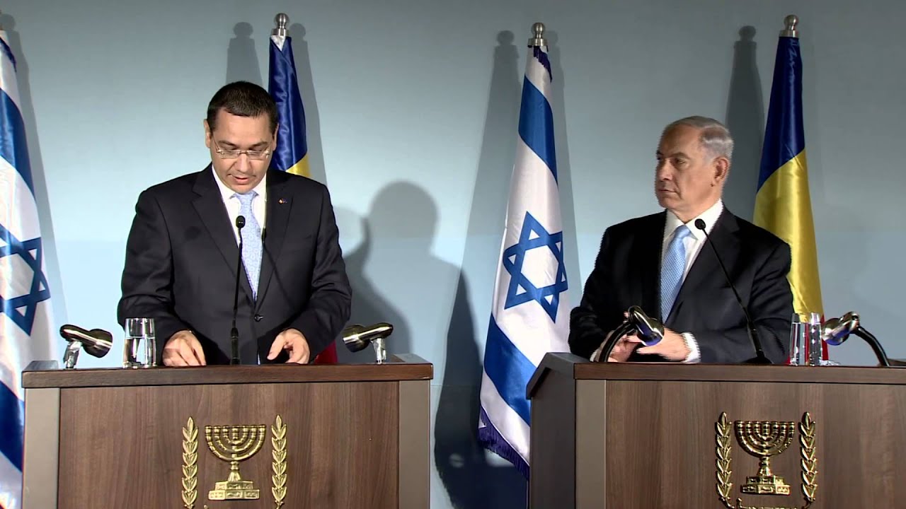 PM Netanyahu meets with Romanian PM Victor Ponta