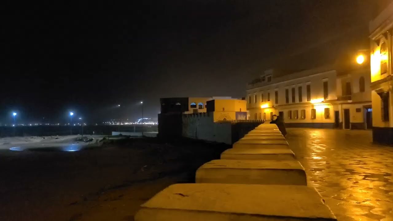 بعض اللقطات من مدينة أصيلة بعد هدوء العاصفة