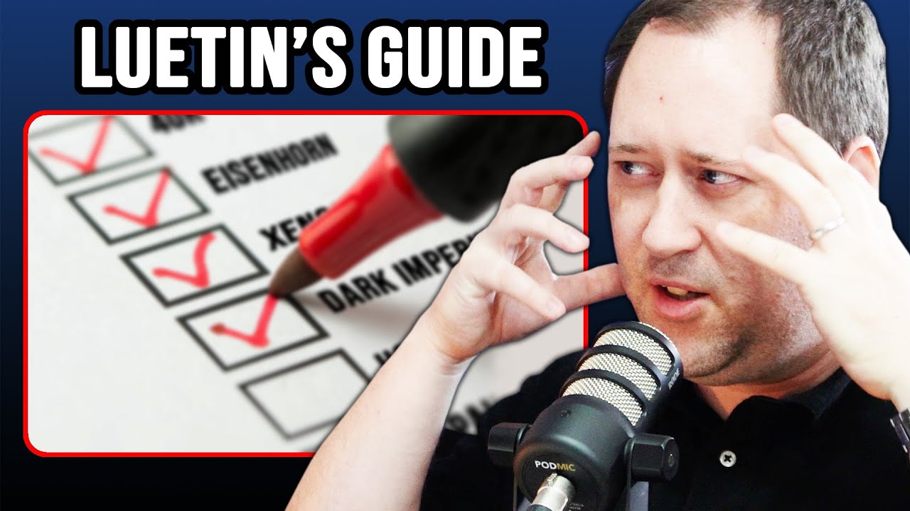 Luetin09's ESSENTIAL Warhammer 40k lore list!