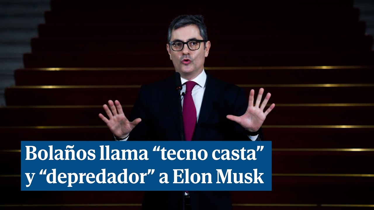 Bolaños arremete contra la 'tecno casta' que amenaza las democracias en referencia a Elon Musk