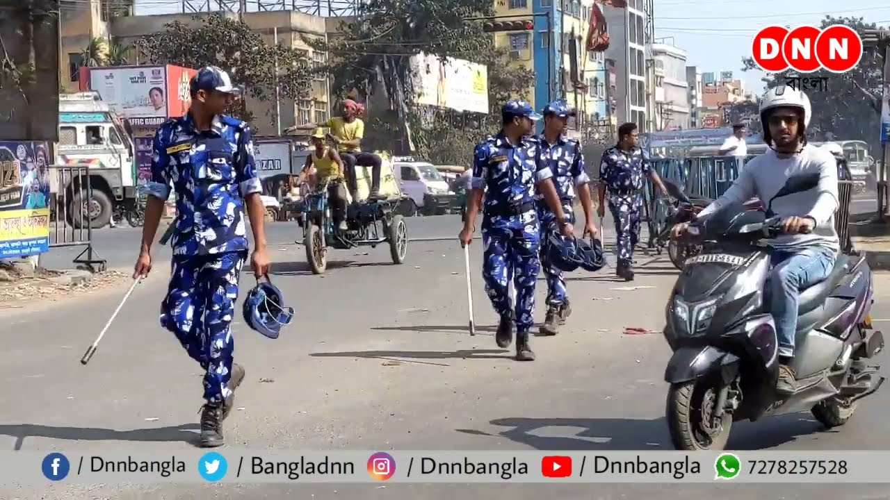 Dankuni-তে পীরজাদাদের প্রতিবাদ সভায় বিশৃঙ্খলা রুখতে মোতায়েন বিশাল পুলিশ বাহিনী